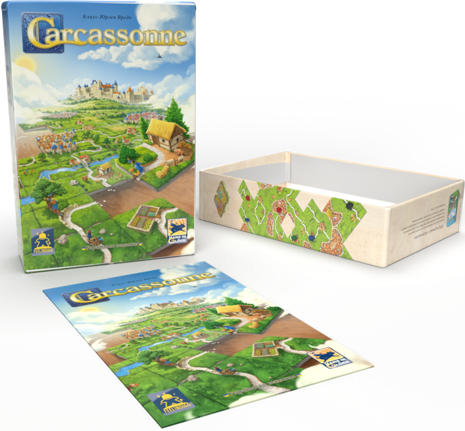 Настільна гра Feelindigo Carcassonne 3.0 Річка та Абат (FI22045) - зображення 2