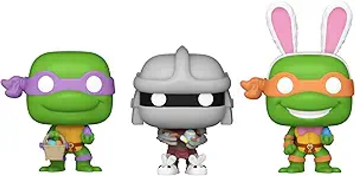 Zestaw figurek Funko Carrot Pocket Pop Wojownicze Żółwie Ninja Donatello Shredder Michelangelo 4 cm 3 szt (889698764414) - obraz 2