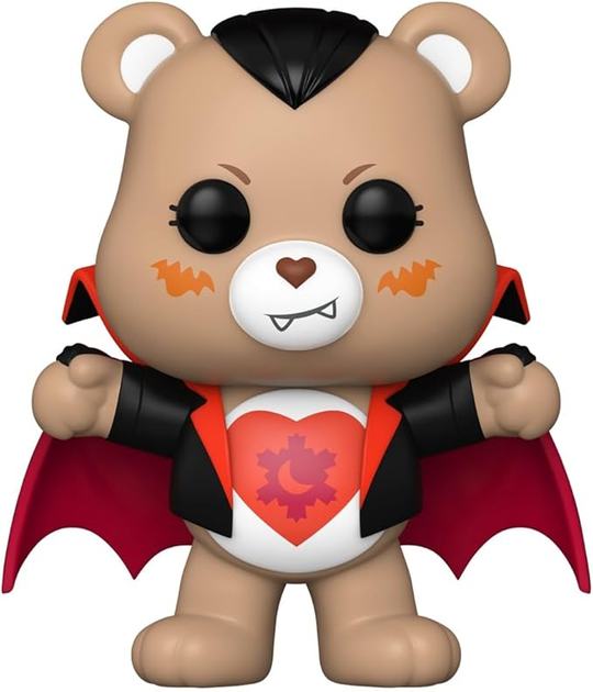 Figurka Funko POP Care Bears x Monsters Tender Heart Bear as Dracula 9 cm (889698815390) - obraz 2