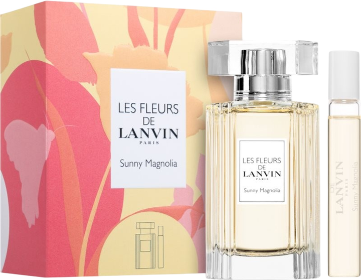 Набір для жінок Lanvin Les Fleurs de Lanvin Sunny Magnolia Туалетна вода 50 мл + Туалетна вода 7.5 мл (3386460132954) - зображення 1