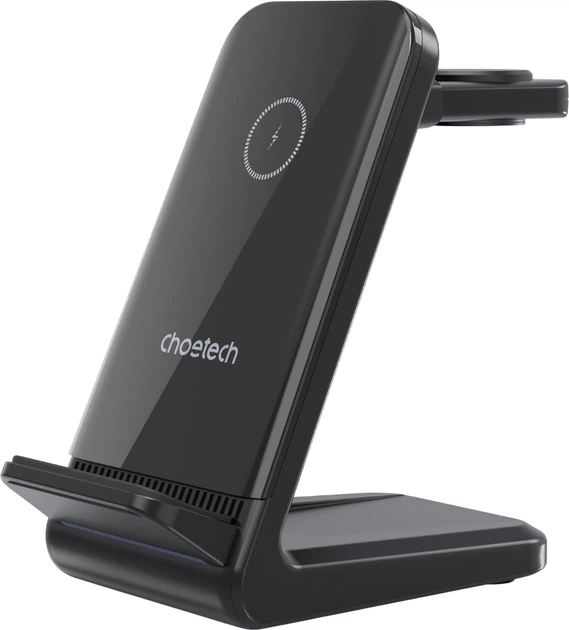 Ładowarka bezprzewodowa Choetech 3-w-1 15W Black (T608-F) - obraz 2