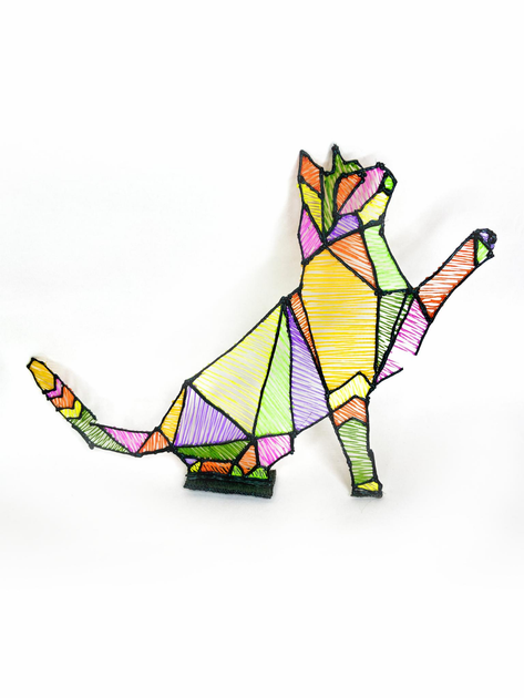 3D-ручка 3D Pen Pink з Набором Еко Пластика PLA (69 метрів) 12 різних кольорів та Трафаретами - зображення 7