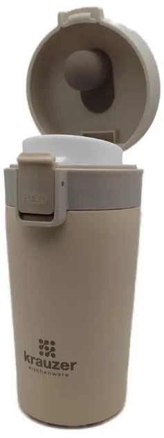 Термокружка Krauzer 300 мл Кремовая (88-300 Cream) - изображение 2