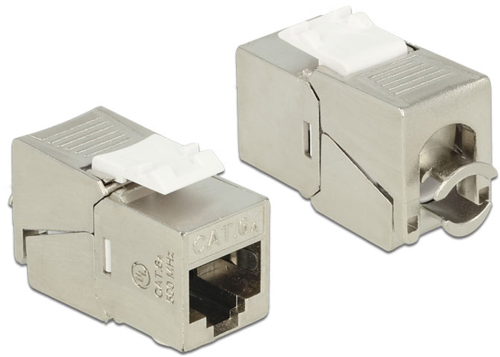 Модуль Delock Keystone RJ45 > LSA Cat.6A (4043619861798) - зображення 1