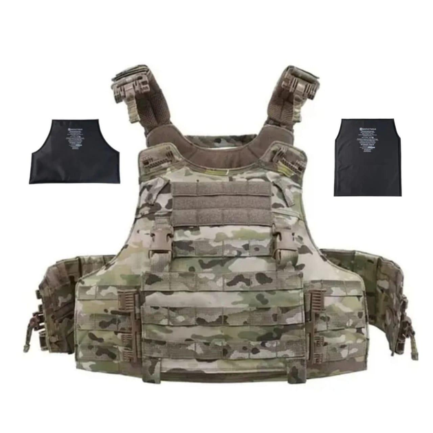 Плитоноска size XL Warrior Assault Systems Quad Release Plate Carrier multicam з балістичними вставками - зображення 1