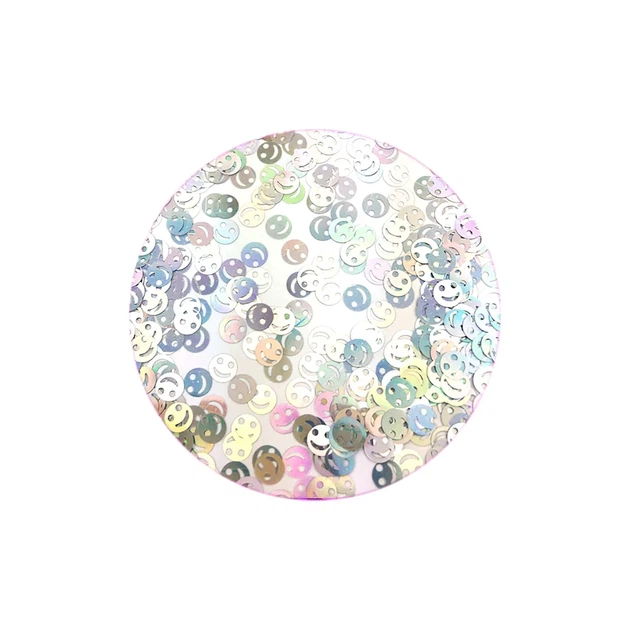 Глиттер-шейкер (блестки) Голографические смайлики Stargazer Shapes Glitter Shaker Holo Smiley - Фото 2 Глиттер-шейкер (блестки) Голографические смайлики Stargazer Shapes Glitter Shaker Holo Smiley - изображение 2