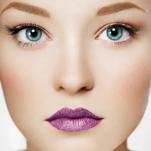 Глиттерная помада для губ Фиолетовая Stargazer Glitter Lipstick Violet - изображение 4