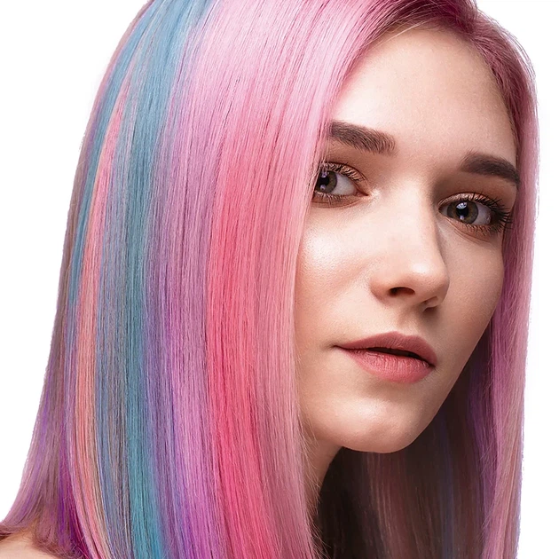 Краска для волос из 4 цветных полосок Пастель YUMMY COLOUR 4 COLOUR STRIPS KIT Pastel Stargazer - изображение 2
