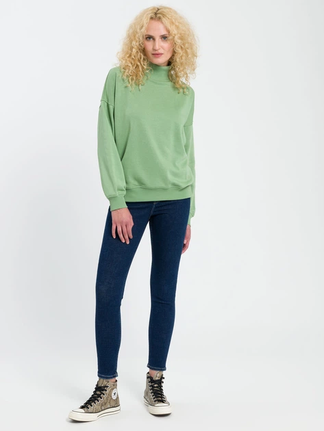 Jeansy damskie skinny z wysokim stanem Cross Jeans P 429-122 34/34 Granatowe (8697319413045) - obraz 3