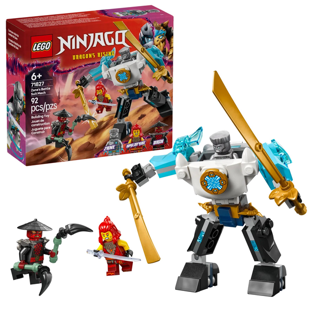 Конструктор LEGO Ninjago Бойовий костюм-робот Зейна 92 елементи (71827) - зображення 2