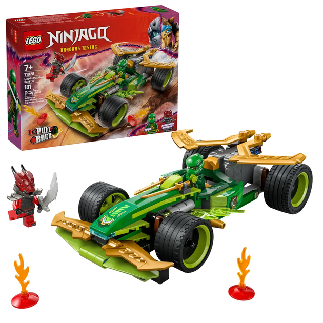 Конструктор LEGO Ninjago Автомобіль для перегонів Ллойда з інерційним двигуном 181 елемент (71828) - зображення 2