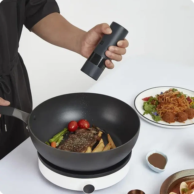 Мельница для специй Huo Hou Electric Grinder Black HU0200 черный (6970960062001) - изображение 2