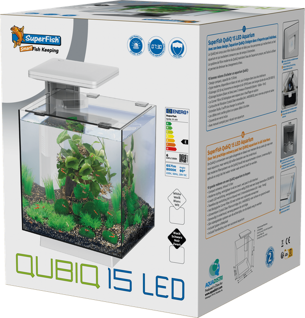 Акваріумний набір SuperFish QubiQ 15 LED White (A4050807) - изображение 3