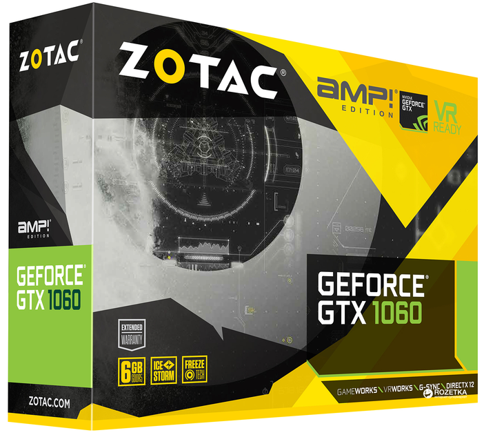 グラフィックボード・グラボ・ビデオカード ZOTAC GeForce GTX 1060 6GB AMP! Edition ZOTAC GeForce GTX 1060 6GB AMP Edition+ | ZOTAC NVIDIA