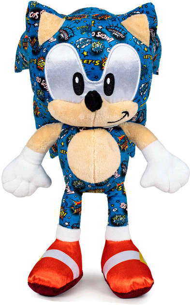 Maskotka Play by Play Sonic the Hedgehog Sonic Blue Comic 30 cm (8425611342080) - obraz 1