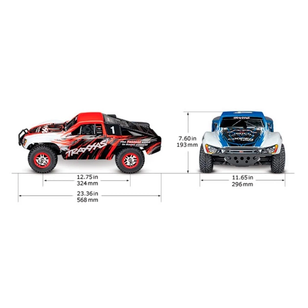 Машинка на радіокеруванні Traxxas Slash 4x4 VXL 1/10 TSM Brushless Short Course (68286-4 Blue) - зображення 4