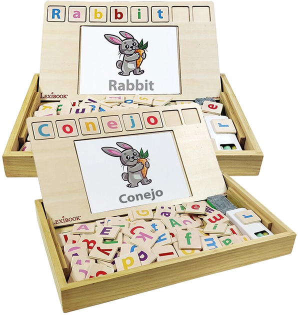 Gra planszowa Lexibook Word School Bilingual (hiszpańska/angielska edycja) (3380743092676) - obraz 4