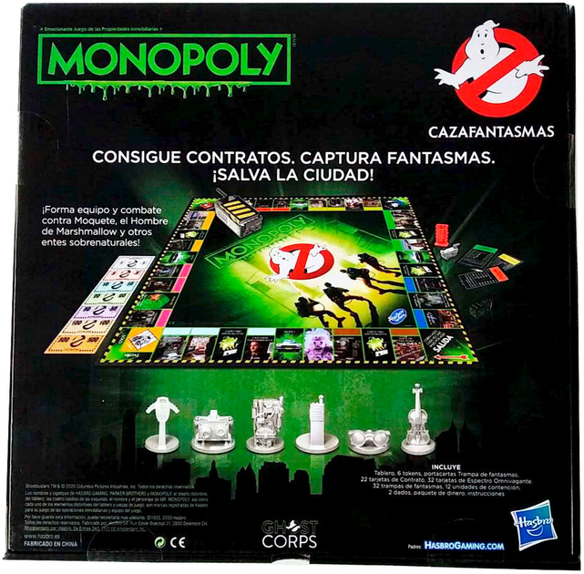 Gra planszowa Hasbro Ghostbusters Monopoly (hiszpańska edycja) (5010993702213) - obraz 2