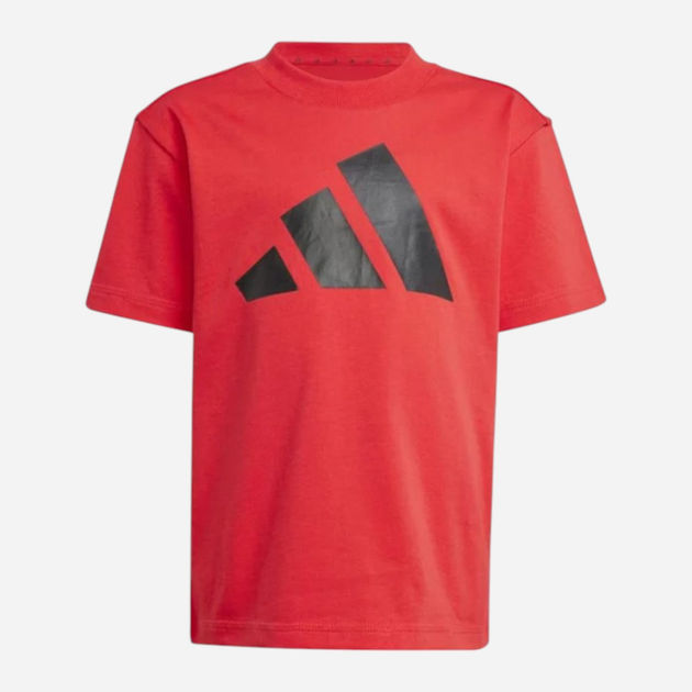 Детский летний комплект (футболка + шорты) Adidas Lk Bl T-Set 160 JC9723 104-110 см Красный (4067905711000) - изображение 2