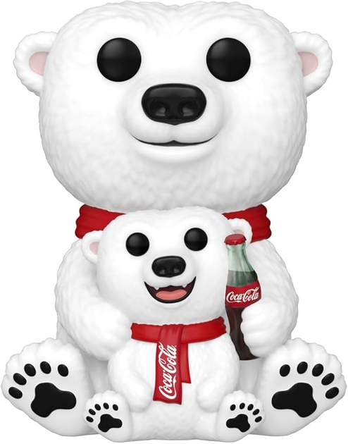 Figurka Funko POP Coca -Cola Polar Bear with Cub 9 cm (889698810630) - obraz 2