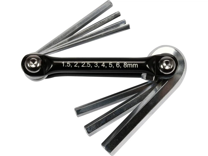 Набір шестигранних ключів 24 шт. HEX H1.5-H8, TORX T6-T25, YATO (YT-05640) - зображення 2