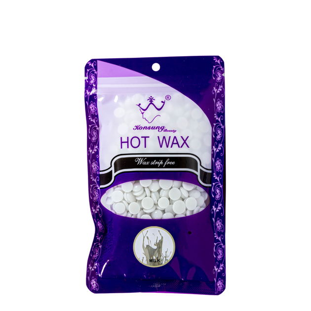 Воск плёночный для депиляции в гранулах Konsung Hot Wax 100 г Milk от ...