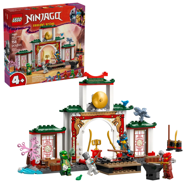 Zestaw klocków LEGO Ninjago Świątynia Spinjitzu ninja 158 elementów (71831) - obraz 2