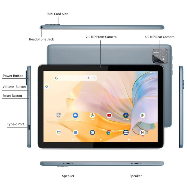L10 PRITOM TAB11 пам'ять оперативна екран, IPS HD 10,1'' (L10) TAB11 Pritom Купить 10.1インチ タブレット Android13 Androidタブレット本体