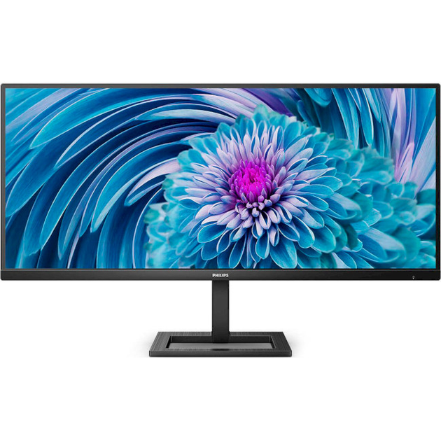 Монітор 34″ Philips 346E2LAE VA 3440 × 1440 100Гц безрамковий екран Чорний - изображение 1