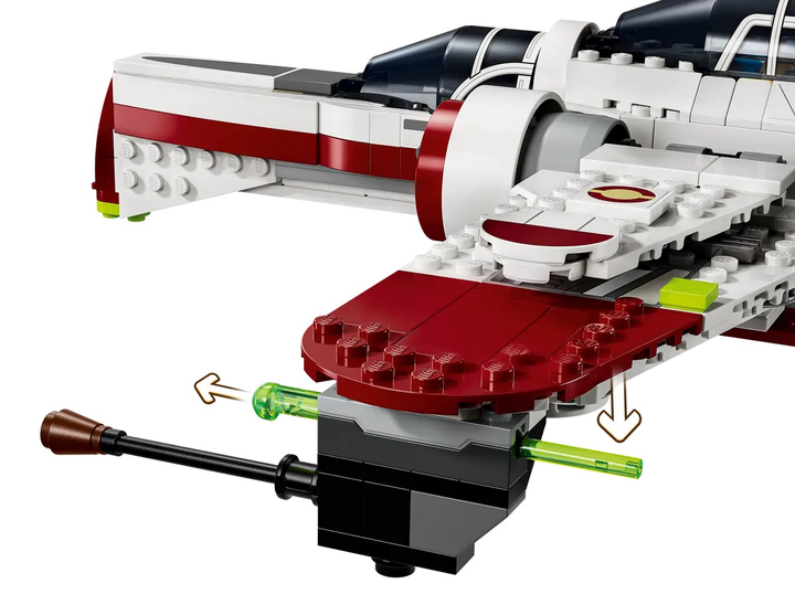 Конструктор LEGO Star Wars Зоряний винищувач ARC-170 497 елементів (75402) - зображення 7
