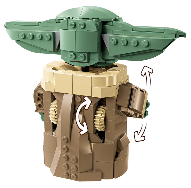 Zestaw klocków LEGO Star Wars Grogu w wózku 1048 elementów (75403) - obraz 4
