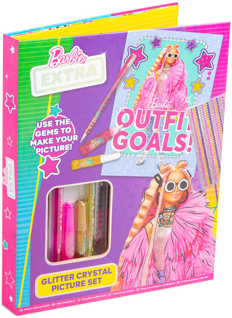 Zestaw kreatywny Mattel Barbie Glitter Kit (5015934734049) - obraz 1