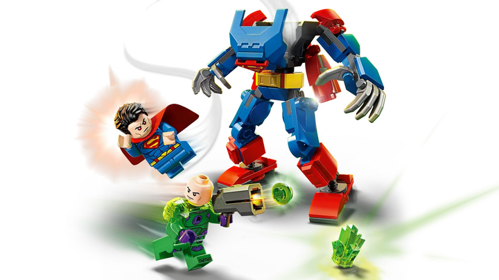 Zestaw klocków LEGO Super Heroes DC Mech Supermana kontra Lex Luthor 120 elementów (76302) - obraz 5
