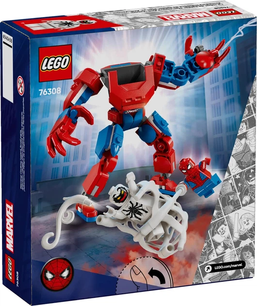 Конструктор LEGO Super Heroes Marvel Робот Человека Паука против