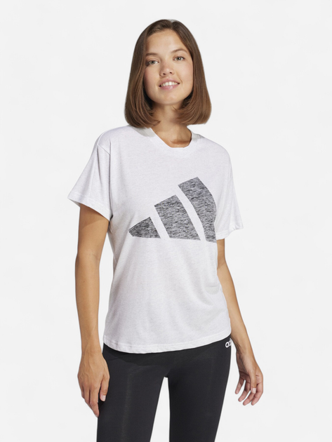 Футболка жіноча Adidas W Winners T JG8698 S White/Black (4067902881430) - зображення 1