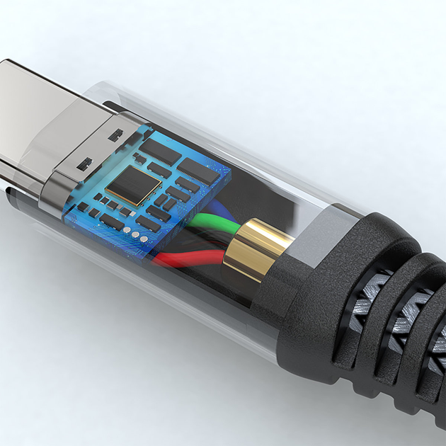 Кабель 4smarts PremiumCord USB-C - USB-C 100W 3M Black (4252011900138) - зображення 5