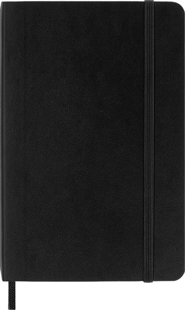 Notatnik Moleskine Classic 9 x 14 cm 192 strony w kratkę Czarny (9788883707124) - obraz 1