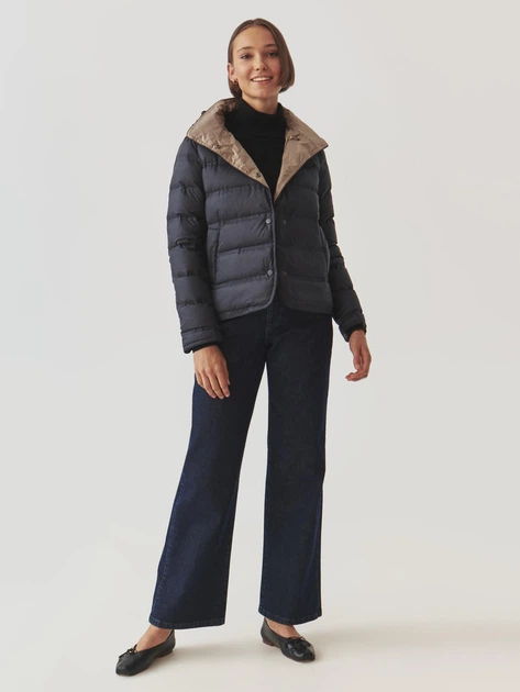 Пуховик зимовий короткий жіночий Tatuum Marantina T2419.017 38 Темно-синій (5900142363948) - зображення 3