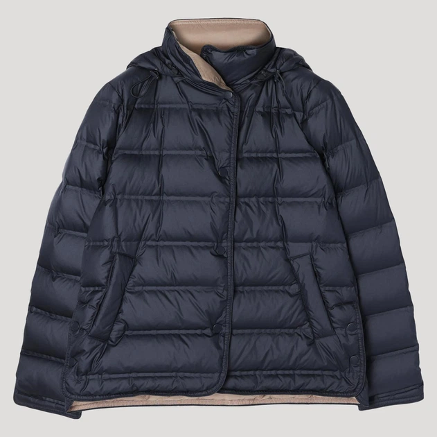 Пуховик зимовий короткий жіночий Tatuum Marantina T2419.017 38 Темно-синій (5900142363948) - зображення 7