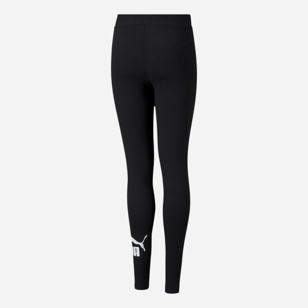 Підліткові спортивні лосини для дівчинки Puma Ess Logo Leggings G 587035-01 134-140 см Чорні (4063697162303) - зображення 7
