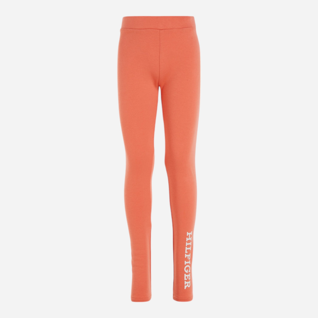 Legginsy młodzieżowe dziewczęce Tommy Hilfiger KG0KG07410-XKI 172 cm Pomarańczowe (8720644050156) - obraz 4