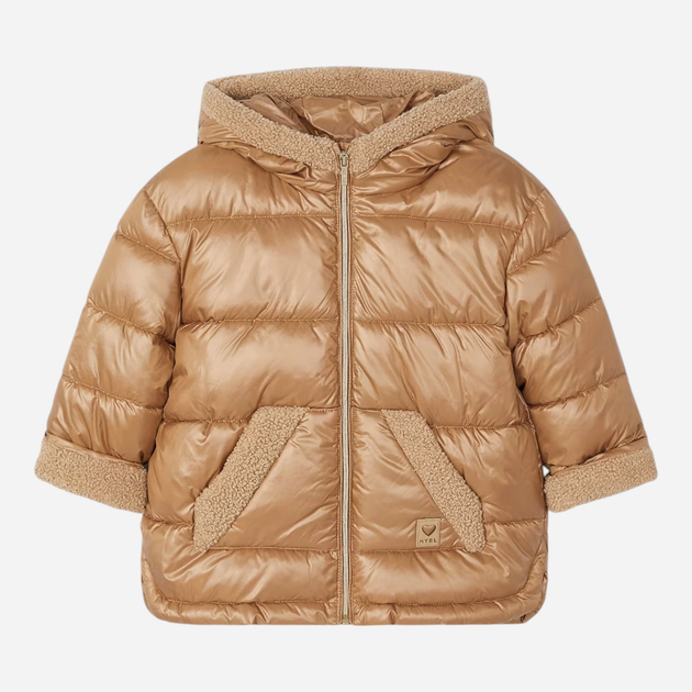 Kurtka dziecięca dla dziewczynki zimowa Mayoral 4.491-73 98 cm Camel (8445865469845) - obraz 5