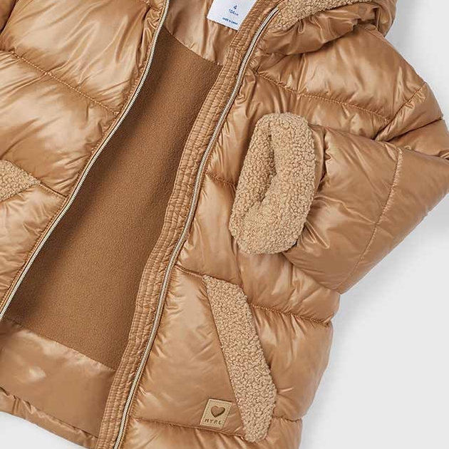 Kurtka dziecięca dla dziewczynki zimowa Mayoral 4.491-73 98 cm Camel (8445865469845) - obraz 6