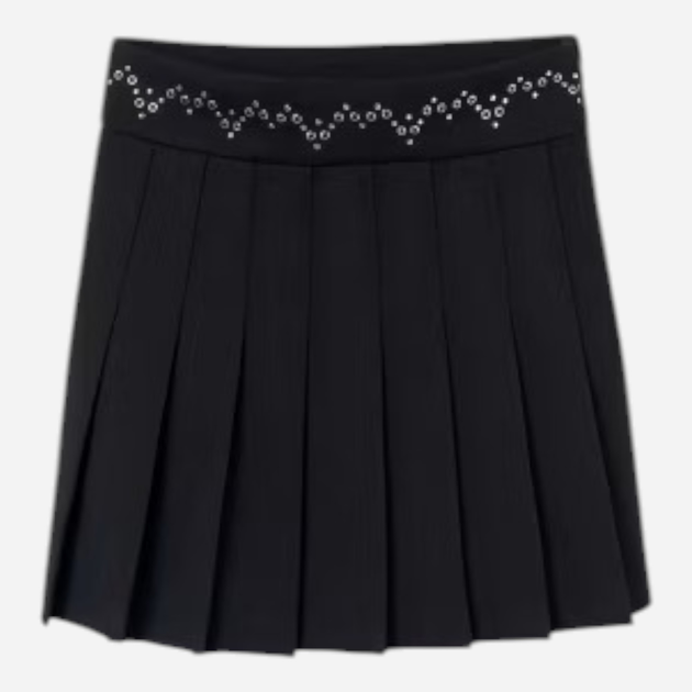 Spódniczka młodzieżowa dziewczęca elegancka Mayoral 7.974-63 158 cm Czarna (8445865521222) - obraz 3