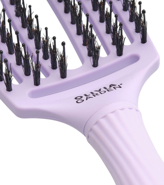 Щітка для волосся Olivia Garden Finger Brush Combo Medium Лавандовий (5414343014078) - зображення 3