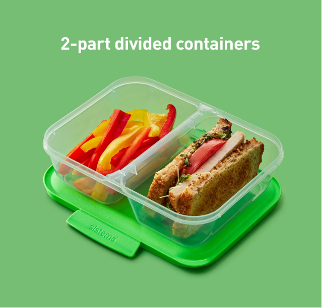 Набор контейнеров Sistema Meal Prep 870 мл 5 шт (9414202591654) - изображение 4