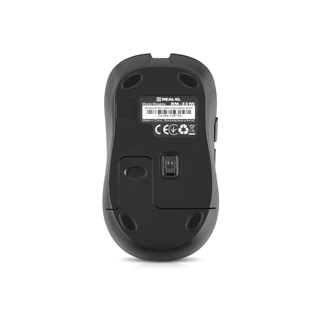 Мышка REAL-EL RM-331W Wireless Black (EL123200044) - Фото 7 Мышка REAL-EL RM-331W Wireless Black (EL123200044) - изображение 7