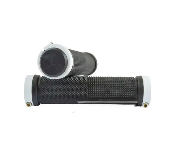 Грипси 130mm Чорні BilaLock із двома замками (Ручки на кермо велосипеда) Чорно-білі - Фото 2 Грипси 130mm Чорні BilaLock із двома замками (Ручки на кермо велосипеда) Чорно-білі - зображення 2