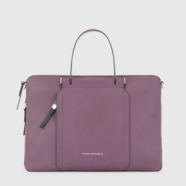 Сумка для ноутбука Piquadro CIRCLE (W92) Purple-Tobacco CA4021W92_VICU - Фото 1 Сумка для ноутбука Piquadro CIRCLE (W92) Purple-Tobacco CA4021W92_VICU - зображення 1