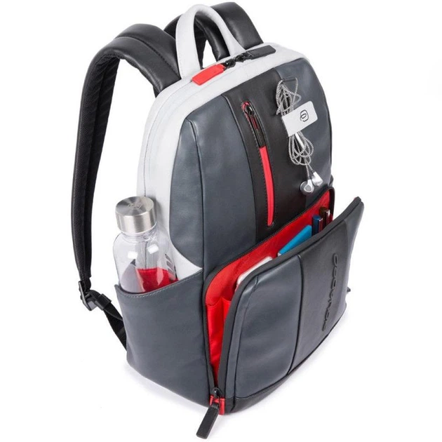 Рюкзак Piquadro URBAN Grey-Black CA3214UB00_GRN - Фото 6 Рюкзак Piquadro URBAN Grey-Black CA3214UB00_GRN - изображение 6